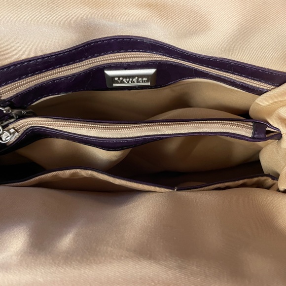 PURPLE SNAKESKIN PURSE - Picture 3 of 5